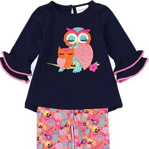 Rare Editions Owl Sparkling Set - perfect for holidays- 18 mo